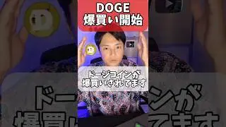 ドージコイン(DOGE) 爆買い開始です