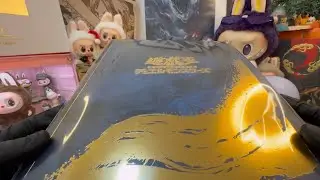 Unboxing Yugioh Stamp Edition 25th Anniversary Blue Eyes White Dragon Ukiyoe Edition Stamp Set