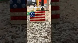 Lego American flag build 🇺🇸 🗽 #USA #legomoc #flags