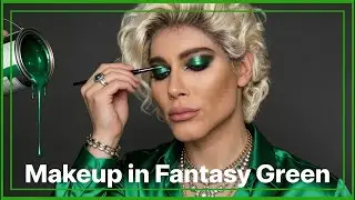Makeup in Fantasy Green with TIAGO AZEVEDO
