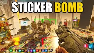 The STICKER BOMB Custom Zombie Map!😍 (Black Ops 3)