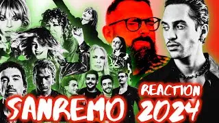 10 Most Streamed songs of Sanremo 2024 Reaction + my TOP 5 (and a little bonus :)