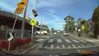 Driving Melbourne, Greensborough Shopping Centre, to Templestowe via Montmorency backstreets
