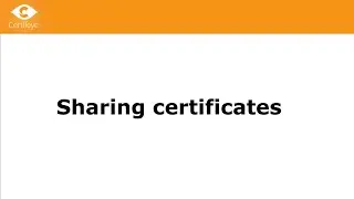 Certifeye Wallet - Sharing certificates EN