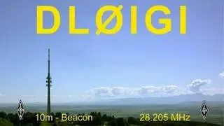 DL0IGI 10 meter beacon received in Amsterdam