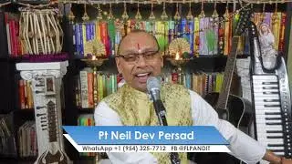 70th BIRTHDAY CELEBRATION - Satsangh  By Pt Neil D Persad