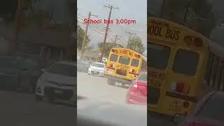 School bus near the #school best #short#