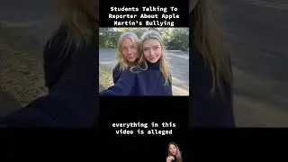 Students Talking To Reporter About Apple Martin&rsquo;s Bullying