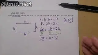 Área de Figuras Planas 1 - #Retângulo