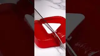 Satisfying Logo Cutting ✨ #relaxing #satisfying #oddlysatisfying #asmr #shorts #jelly #jellycutting