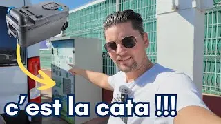 Je teste la machine de nettoyage automatique pour WC CHIMIQUE Camping car et &ccedil;a finit mal...