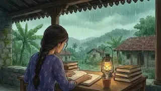 24/7 Indian Village Rain Radio 🌧️ Lofi Beats to Study/Sleep/Cook [Desi Ghibli Aesthetic]