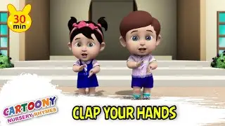 Clap Your hands -  Best Children Rhyme Song | Animated Naira Kids Poem | Cartoony Nursery Rhymes