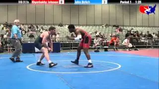 Khymbakhy Johnson vs. John Bolich at 2013 Junior Nationals - FILA - FS