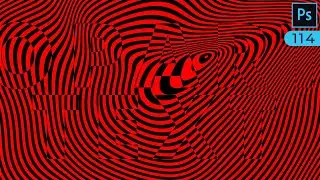 Abstract OP Art Text Effect in Adobe Photoshop