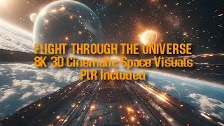 FUTURISTIC UNIVERSAL FLIGHT &ndash; 8K 3D Cinematic Space Images | PLR Collection for Resale 