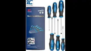 6PCS Magnetic Tip Screwdriver Set, 3 Phillips and 3 Flat, Professional Cushion Grip Hand Tools Set