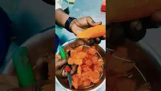 How to make carrot flowers#satish kitchen#shorts#reels