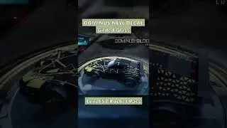DOMINUS NEW DECAL GILDED GLASS from Rocket Pass Season 19  #rocketleague