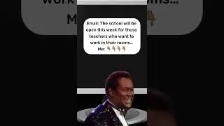 Email: The school will be open this week for those teachers who want to work in their rooms #teacher