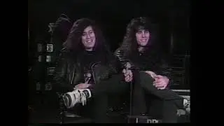 Chuck Billy and Alex Skolnick (Testament) Interviewed on DC Underground (1991)