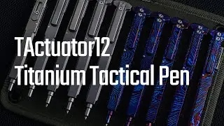 TActuator12 LIMITED Edition Bolt Action Titanium Tactical Pen