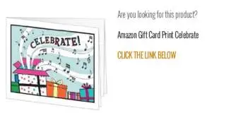 Amazon Gift Card Print Celebrate