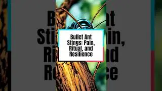 Bullet Ant Stings: Pain, Ritual, and Resilience
