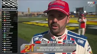 JOSH BERRY WINNING INTERVIEW - 2025 PENNZOIL 400 - 2025 NASCAR CUP SERIES