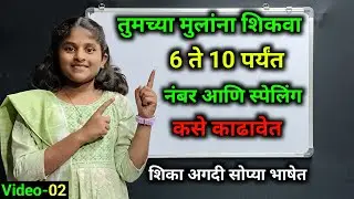 Number 6 to 10 in English | Six to Ten Spelling | 1 to 10 Spelling | Counting | 1 to 100 Spelling