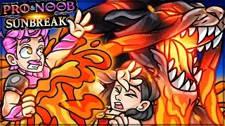 HOT MUD IN YOUR EYE - Pro and Noob VS Monster Hunter Rise Sunbreak!