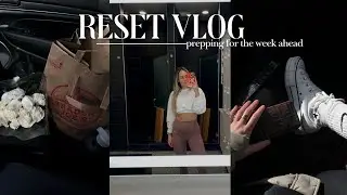 PRODUCTIVE WEEKLY RESET: preparing for a new week, grocery shopping, gym, activewear haul