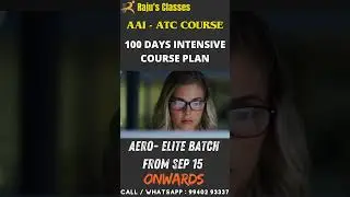 AAI-ATC 100 Day Intensive course plan