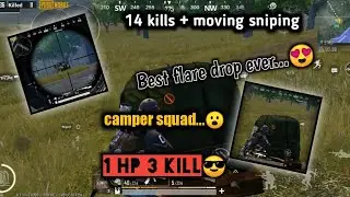 squad camping in pubg mobile? almost got killed in military crouchn' fire saved me quick decision...