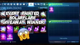 EVERY PAINTED SOLARFLARE GIVEAWAY (WINNERS MONTAGE)