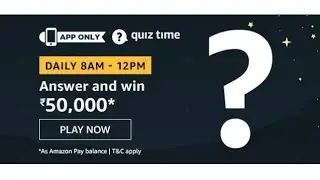 Amazon Quiz Answers for 23rd March 2020- Submit Answers & Win Exciting Prizes in Today's Amazon Quiz