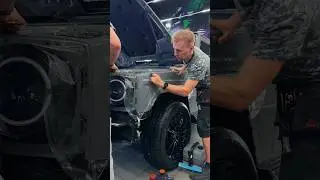 Оклеили Mercedes-Benz G-Class #TuningMonsters #оклейка #ТюнингМонстерс #детейлинг