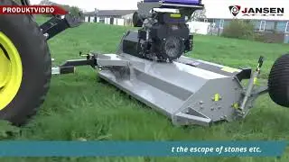 Jansen AT-145 Self propelled Flail Mower (Subtitled in English)