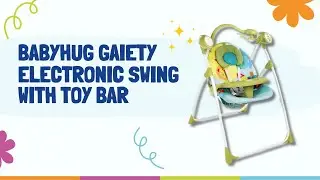 Babyhug Gaiety Electronic Swing With Toy Bar #babyhug #gaietyswing