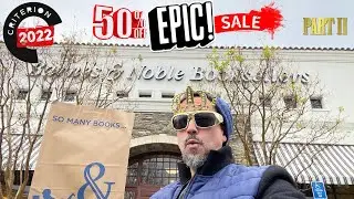 Эпическая распродажа BARNES & NOBLE Criterion со скидкой 50% 2022 года. Шоппинг №2!