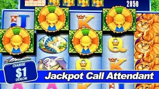 HIGH BETS! ★ HIGH LIMIT CHESHIRE CAT ➜ SLOT MACHINE BONUS JACKPOT HANDPAY!