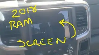 2018 Ram center console screen replacement