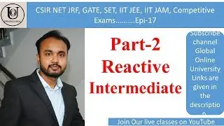 Reactive Intermediate in Organic Chemistry part-2