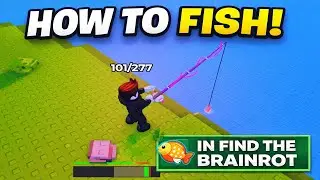 How To Fish in Find The Brainrot | Complete Fishing Guide For Beginners (Roblox) 