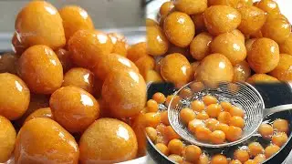لقمه القاضي بالماء والطحين فقط!أبسط طريقه بكل اسرارالنجاح!العوامه&الزلابيه ligmat algadi