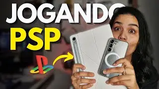 Jogando PSP no Galaxy Tab S9FE? 🕹️🎮 Emulador PPSSPP DISPON&Iacute;VEL✅