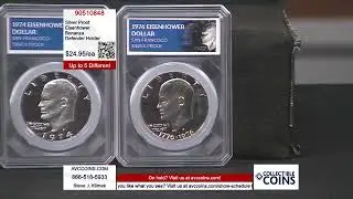 Серебряная монета Eisenhower Bonanza &mdash; держатель Defender