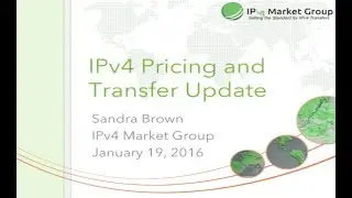 UKNOF33 London - IPv4 Market Group - IPv4 Price Trends