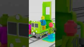 Green Toy Train & Train Song for Toddlers #trainsongs