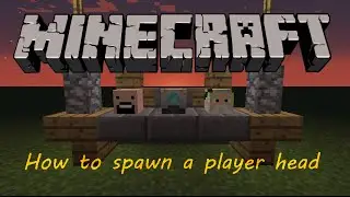 [Tutorial] How to spawn a player head in minecraft [1.8]
